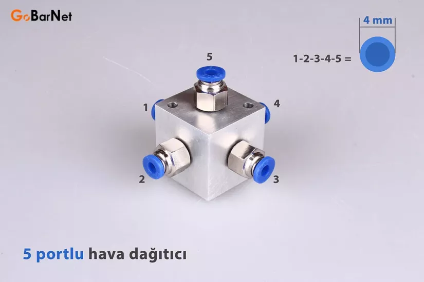 Pnömatik Hava Dağıtıcı Fiyatları HD-5R-4