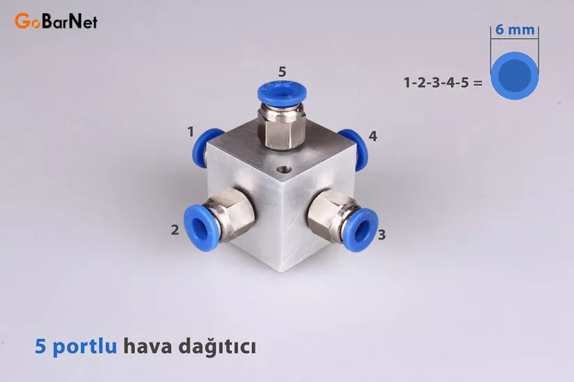 Pnömatik Hava Dağıtıcı Fiyatları HD-5R-6