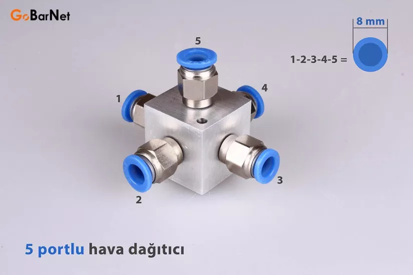 Pnömatik Hava Dağıtıcı Fiyatı HD-5R-8